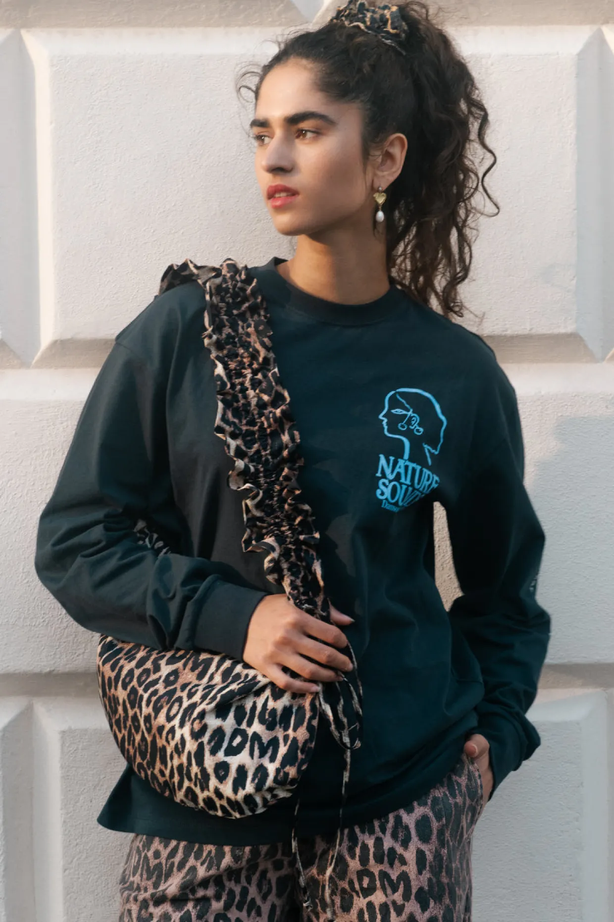 nature sounds long sleeve tee