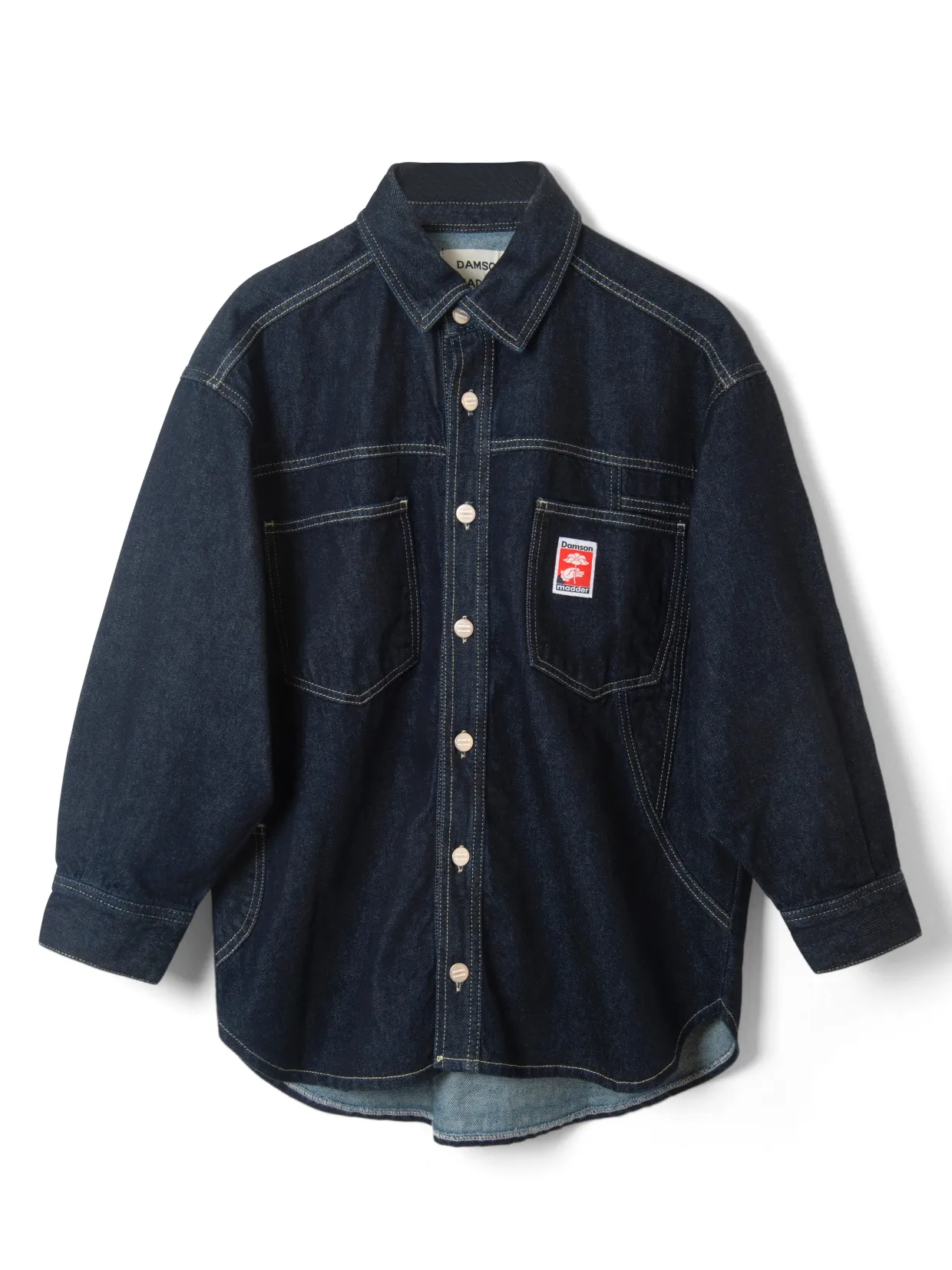nova oversized shacket - indigo