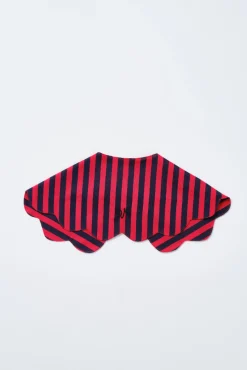 novelty dog collar - red stripe