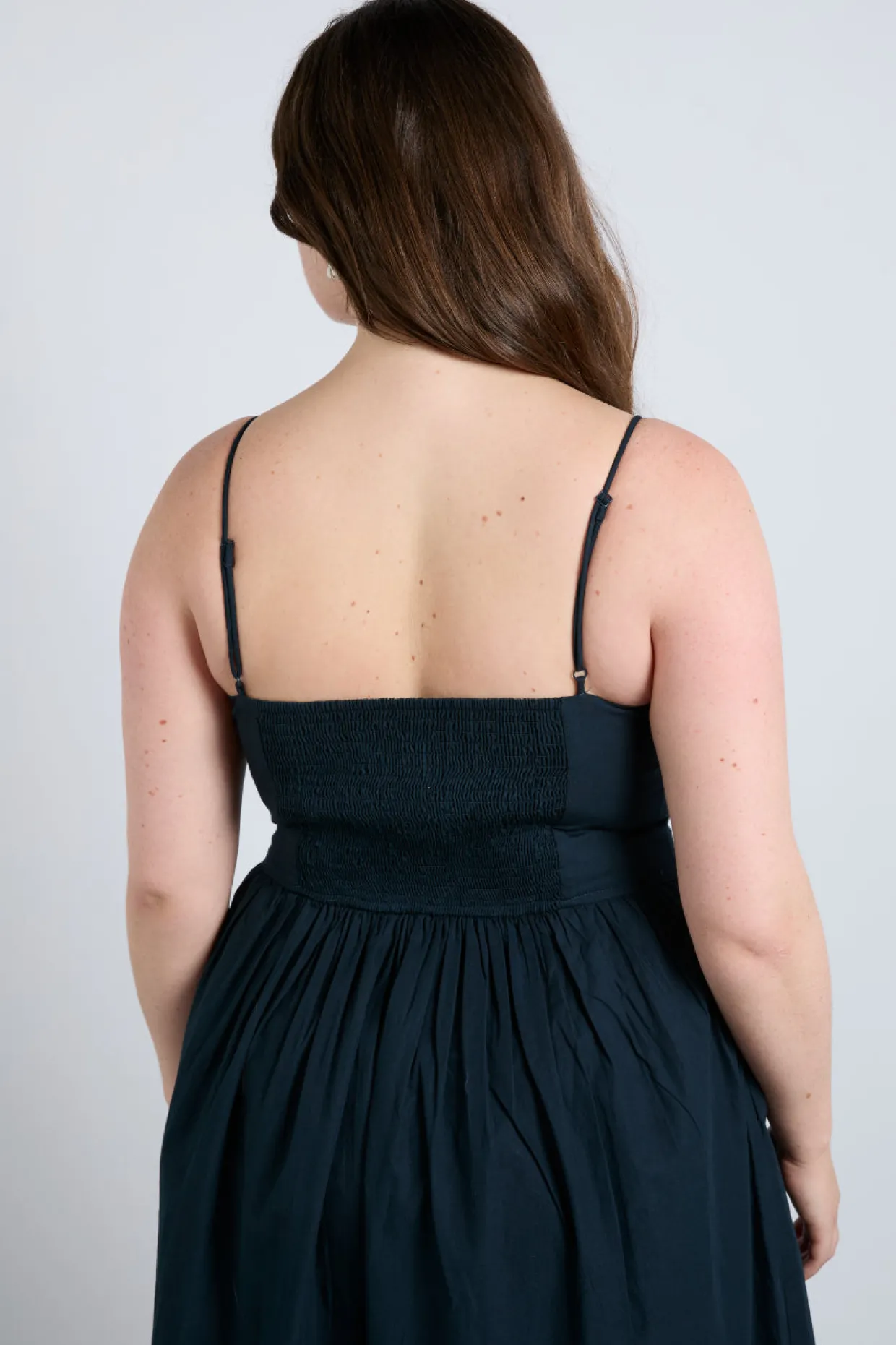 penelope apron dress - navy