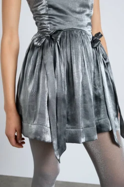 penelope mini dress - glass satin