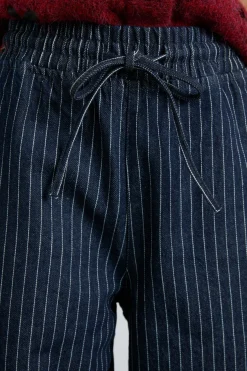 rafe jeans - navy pin stripe