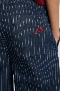 rafe jeans - navy pin stripe