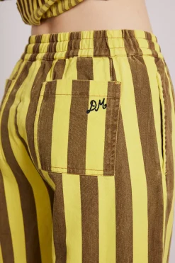 rafe pants - yellow choc stripe