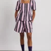 rafe shorts - blue pink stripe