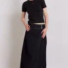 raye denim skirt - dark indigo
