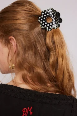 recycled acetate daisy spot hair clip