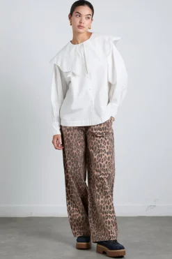 romeo embroidered blouse - white
