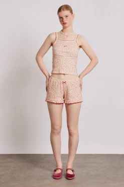 rose print short