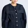 sailor denim jacket - dark indigo