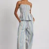 sicily rocket cargo trousers - multi stripe