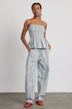 sicily rocket cargo trousers - multi stripe