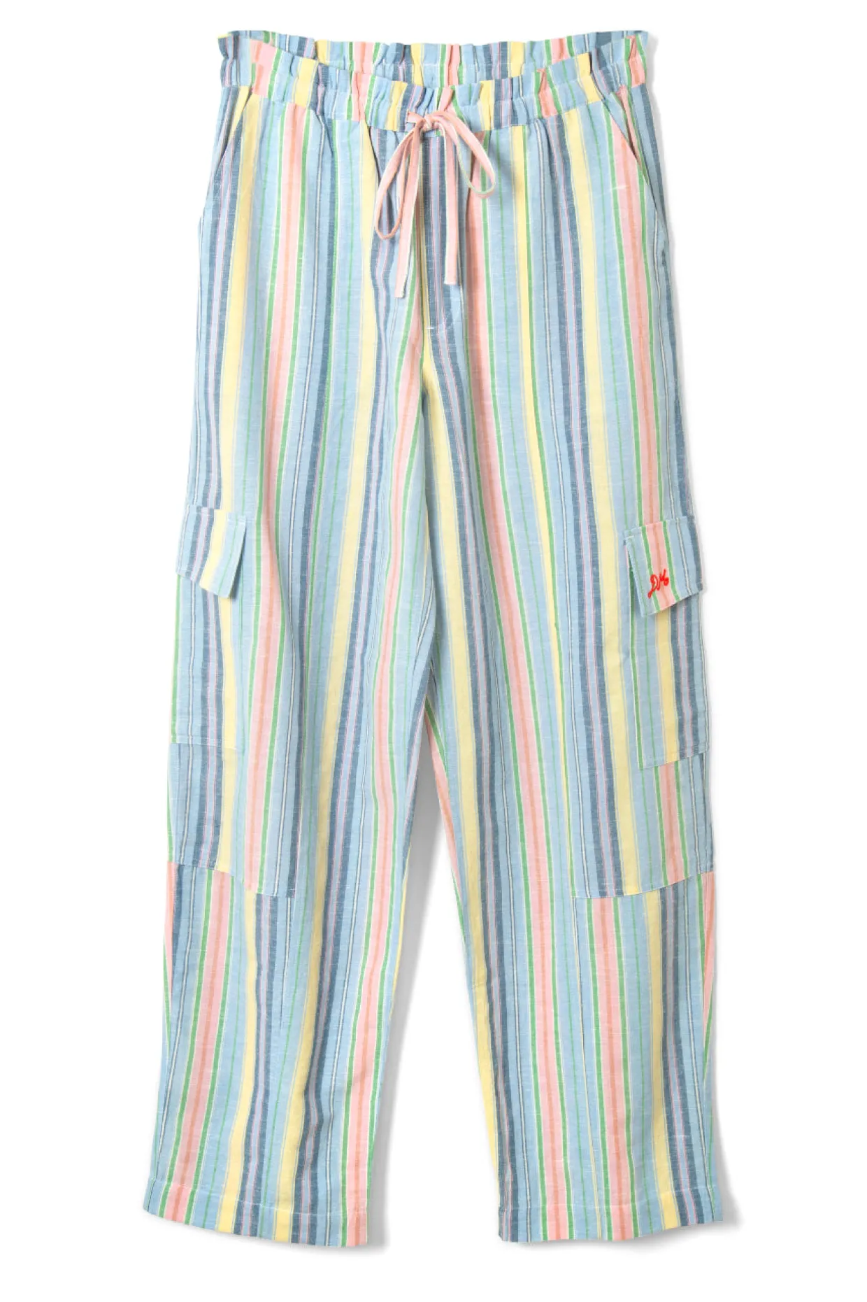 sicily rocket cargo trousers - multi stripe