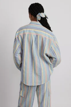 skyla shirt - multi stripe