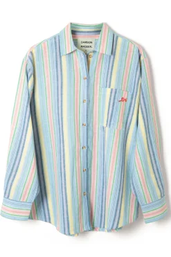 skyla shirt - multi stripe
