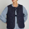tilly gilet - indigo organic denim